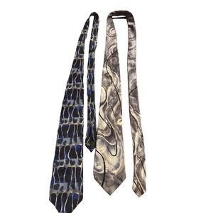 Lot of 2‎ Grateful Dead & J. Garcia "Plant Person" – Silk Neckties